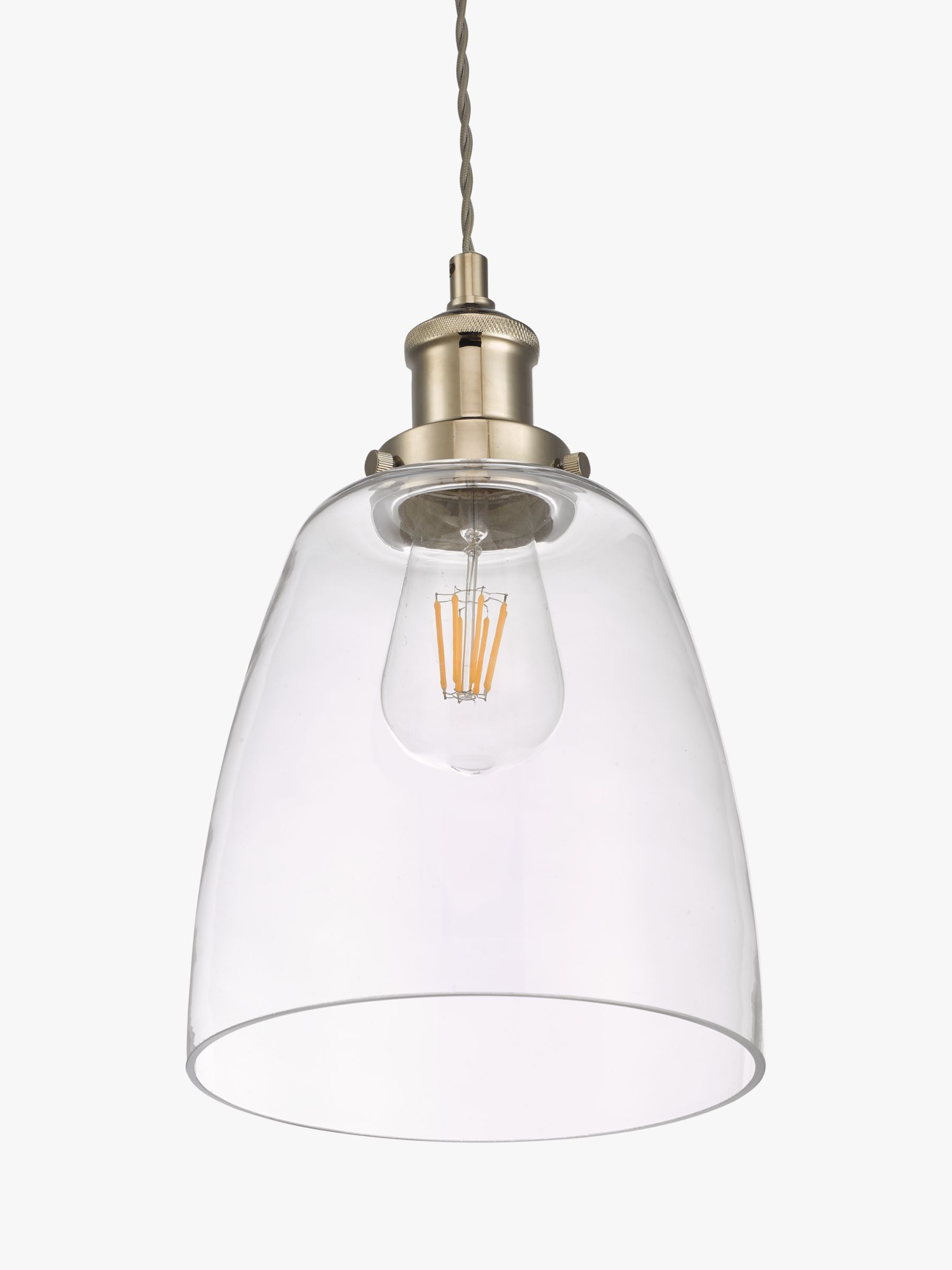 John lewis deals glass pendant light