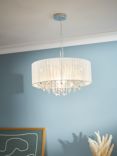 John Lewis & Partners Ribbon Chandelier Ceiling Light, Oyster