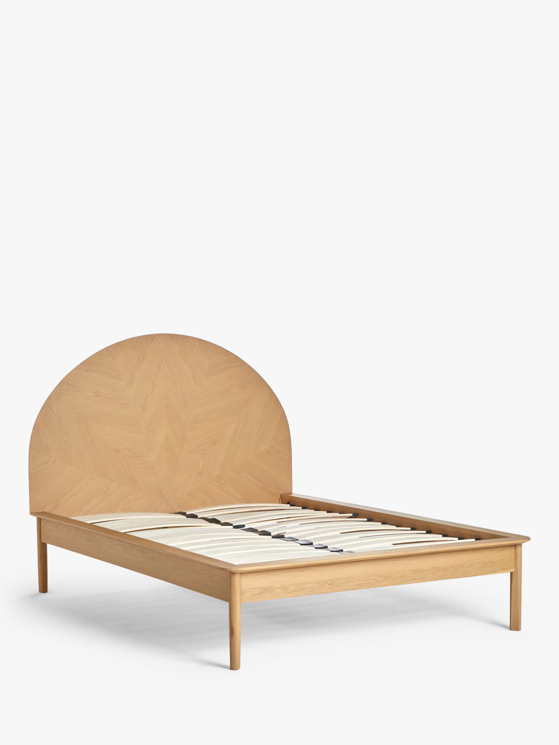 Photo of John lewis rise bed frame double natural