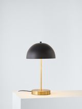 John Lewis Classic Tall Table Lamp, Matte Antique Brass