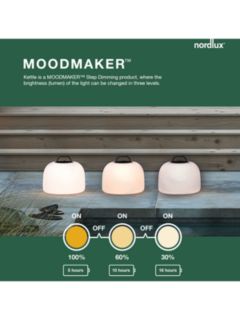 Nordlux Kettle 22 Take Me Anywhere LED Small Indoor/Outdoor Light and Accessories Set