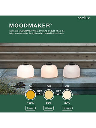 Nordlux Kettle 36 Take Me Anywhere LED Large Indoor/Outdoor Light and Accessories Set