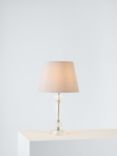 John Lewis Crystal Column Table Lamp, Clear