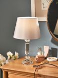 John Lewis Crystal Column Table Lamp, Clear