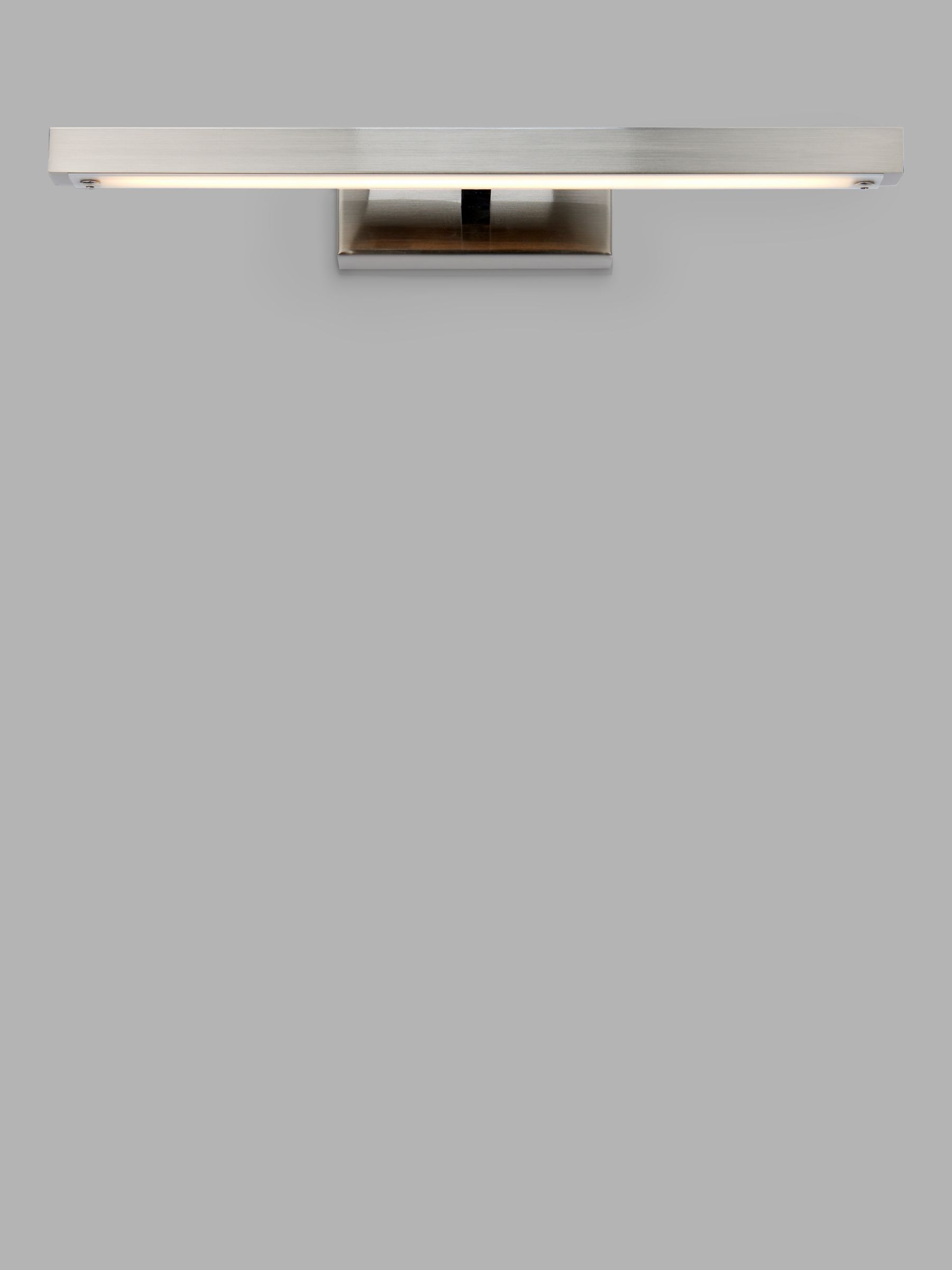 Photo of John lewis contemporary picture led wall light brushed chrome