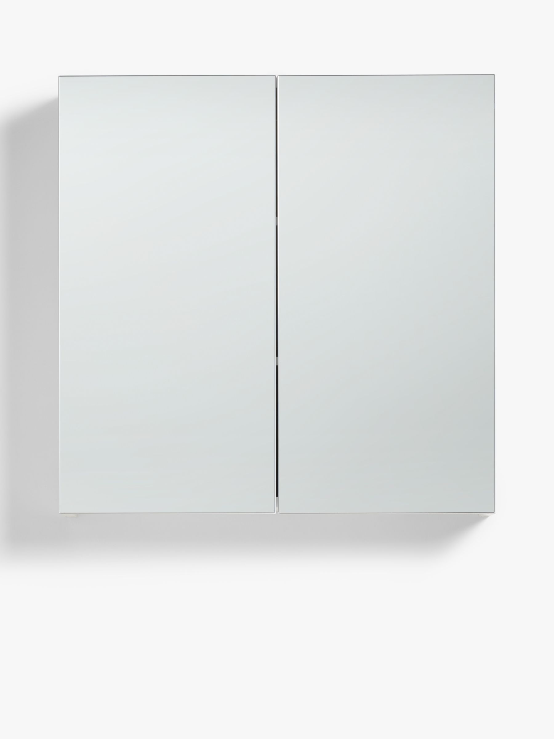 Photo of John lewis white gloss double mirrored bathroom cabinet