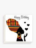 AfroTouch Design Crown & Glory Birthday Card