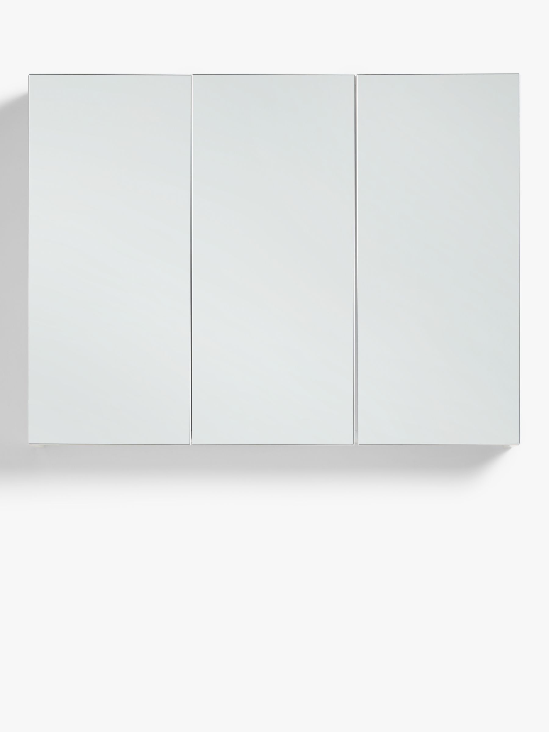 Photo of John lewis white gloss triple mirrored bathroom cabinet