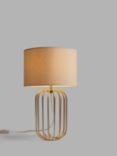 John Lewis ANYDAY Wire Frame Table Lamp, Brass