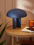 John Lewis & Partners Toadstool Table Lamp, Blue
