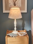 John Lewis Candlestick Table Lamp, White