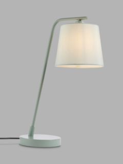 John Lewis ANYDAY Harry Table Lamp, Dusty Green