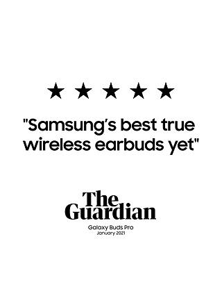 Samsung Galaxy Buds Pro with Qi-Compatible Wireless Charging, Phantom Violet