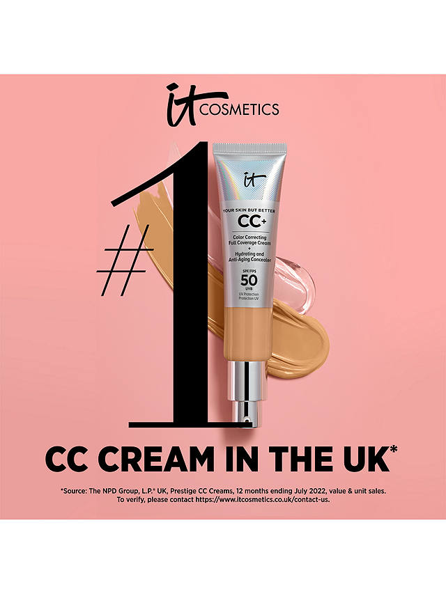 IT Cosmetics Your Skin But Better CC+ Cream with SPF 50, Light Medium 4
