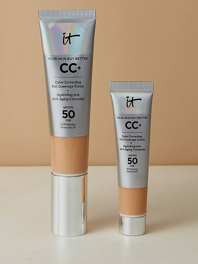IT Cosmetics Your Skin But Better CC+ Cream with SPF 50 Travel Size, Medium 5