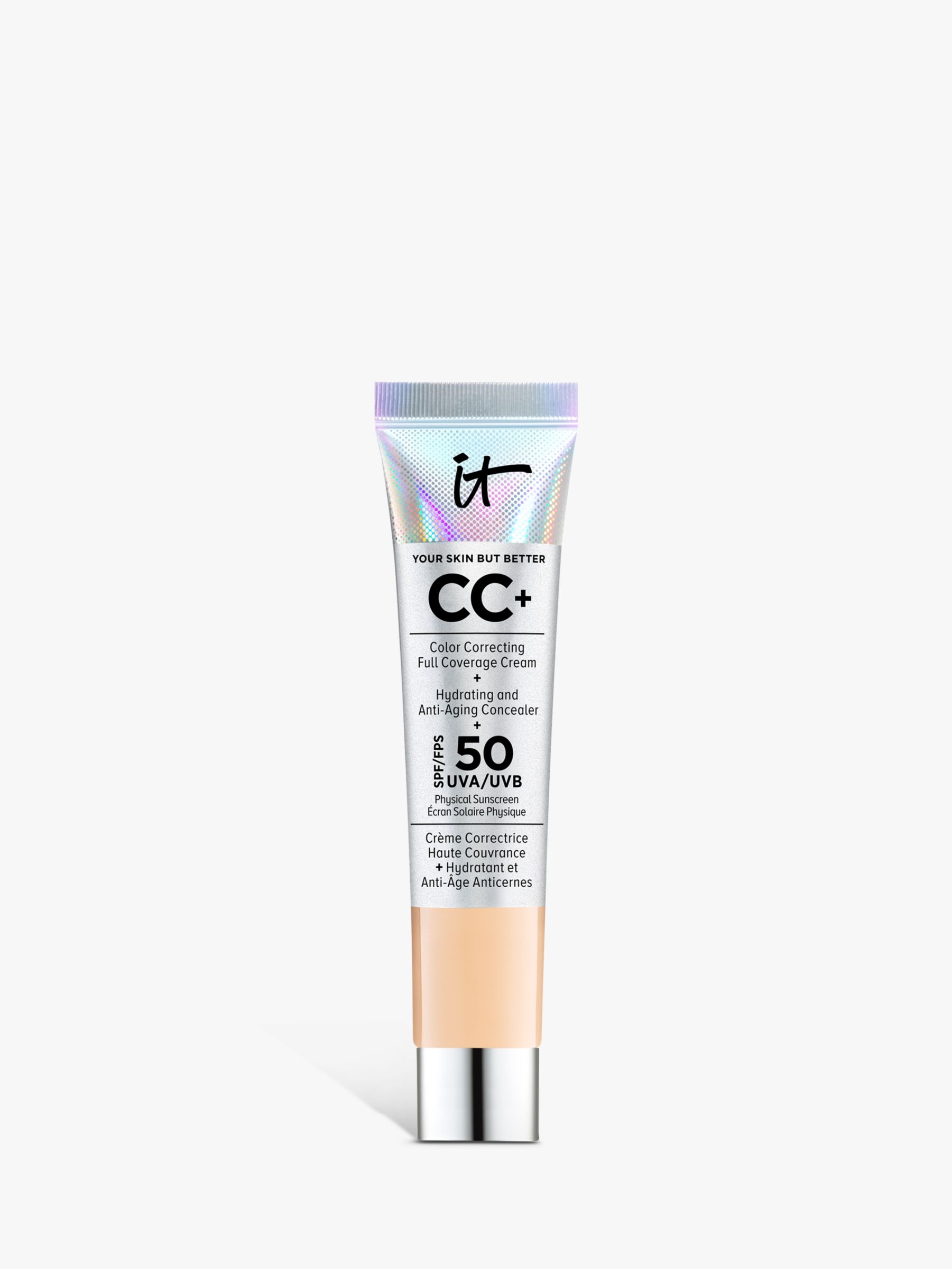 IT Cosmetics Your Skin But Better CC+ Cream with SPF 50 Travel Size, Medium 1