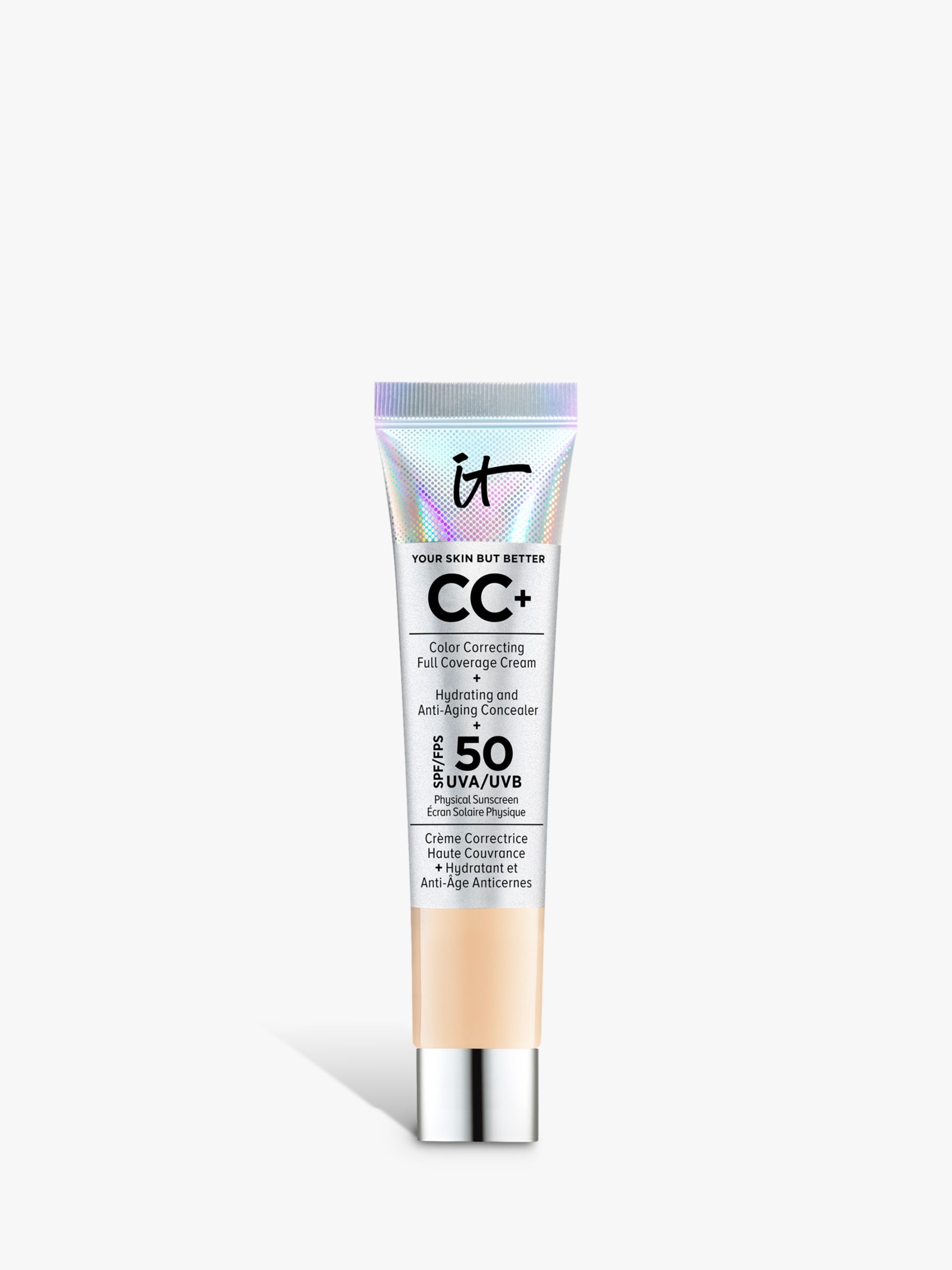 IT Cosmetics Your Skin But Better CC+ Cream with SPF 50 Travel Size, Light 1