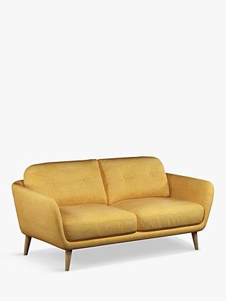 Arlo Range, John Lewis & Partners Arlo Medium 2 Seater Sofa, Light Leg, Opal Mustard