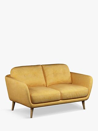 Arlo Range, John Lewis & Partners Arlo Small 2 Seater Sofa, Light Leg, Opal Mustard