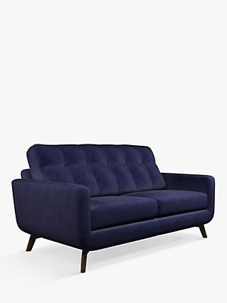 John Lewis & Partners Barbican Medium 2 Seater Sofa, Dark Leg, Harriet Midnight