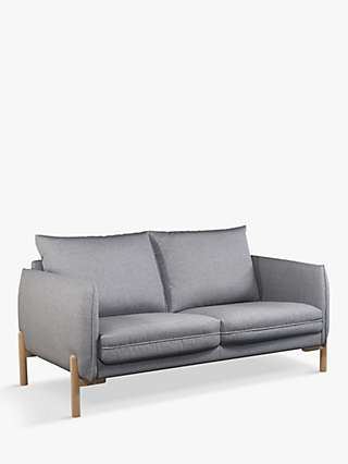 John Lewis & Partners Pillow Small 2 Seater Sofa, Light Leg