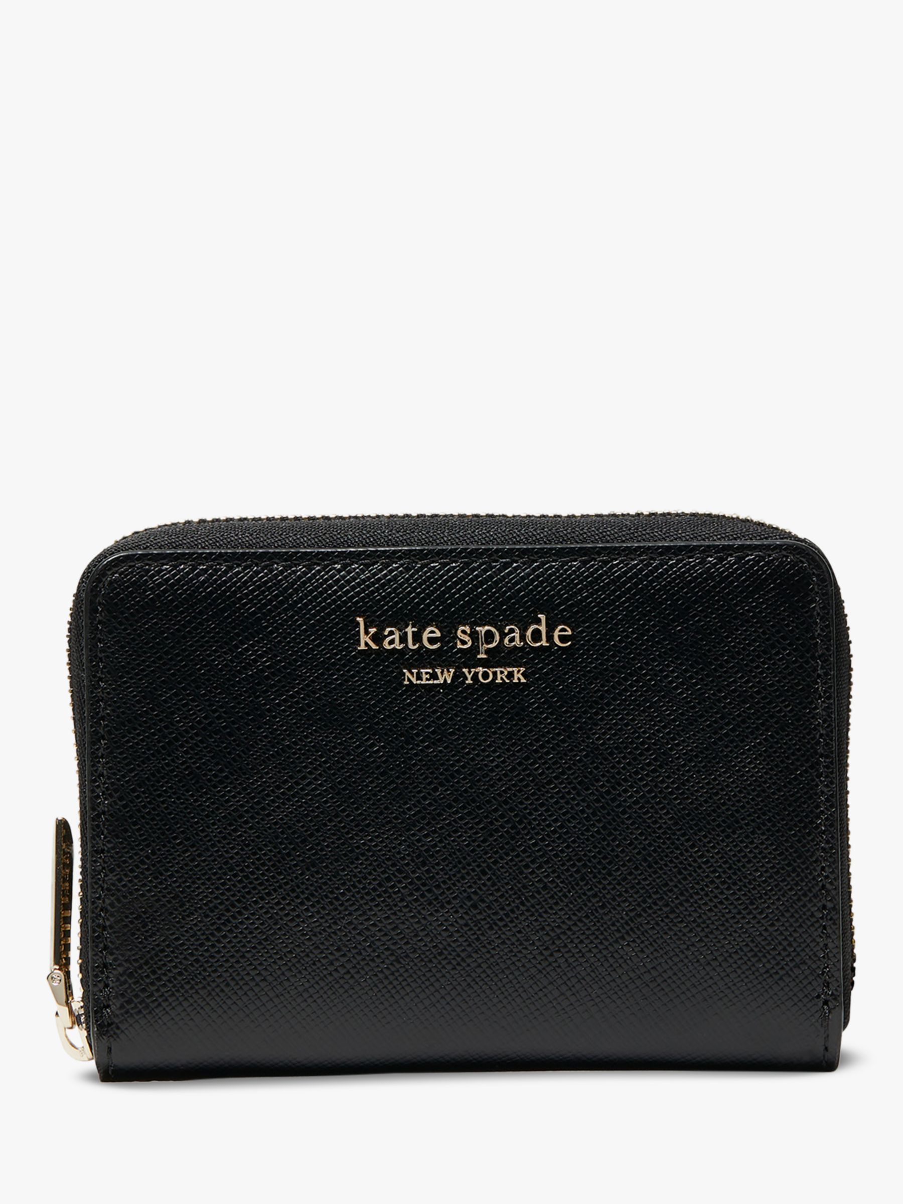 kate spade new york Spencer Leather Zip Card Holder at John Lewis ...