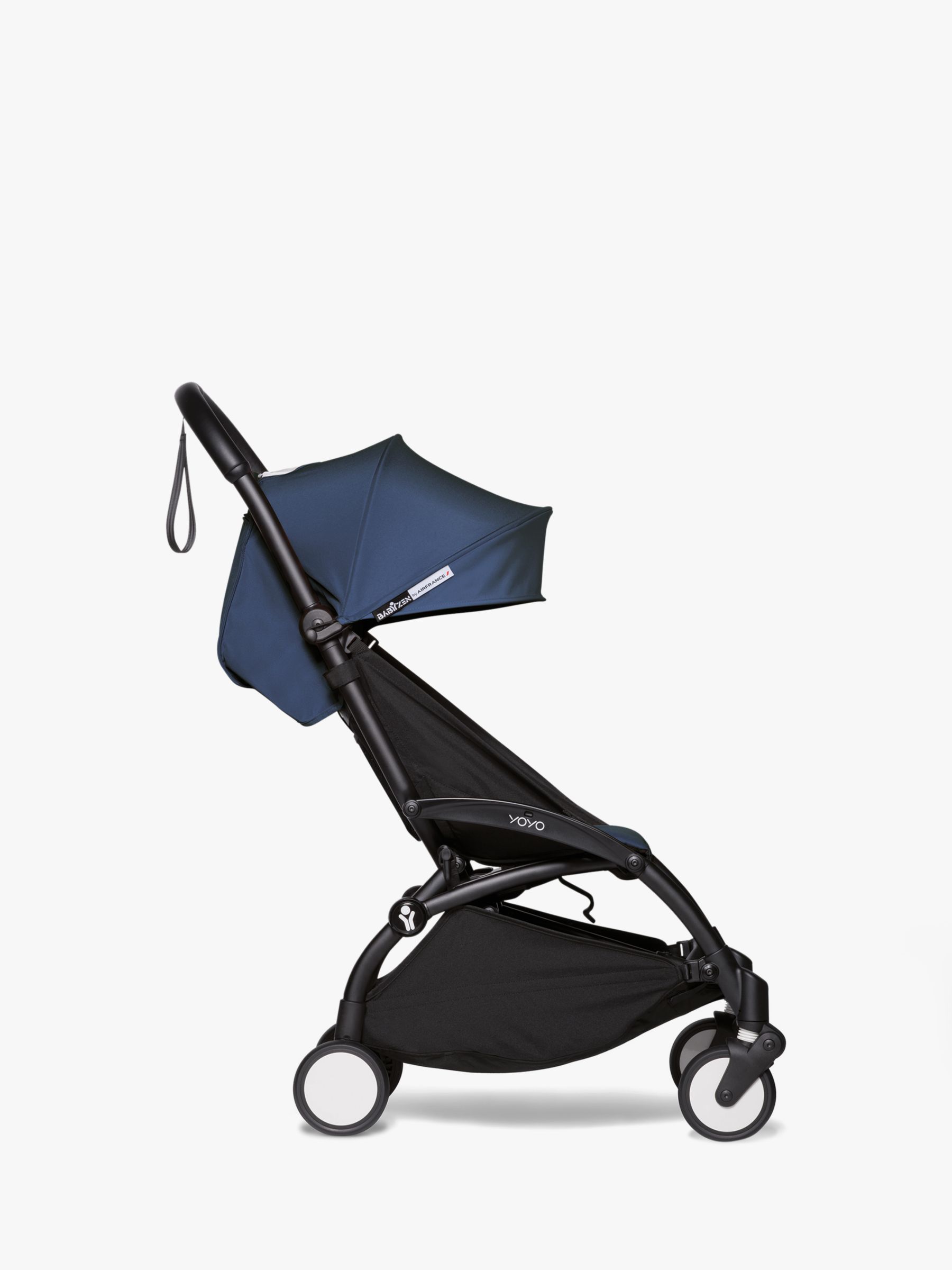 BABYZEN YOYO² Chassis, Newborn Kit & Colour Pack Bundle, Black/Air France Blue