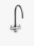 John Lewis Swoop 2 Lever Pull-Out Kitchen Tap