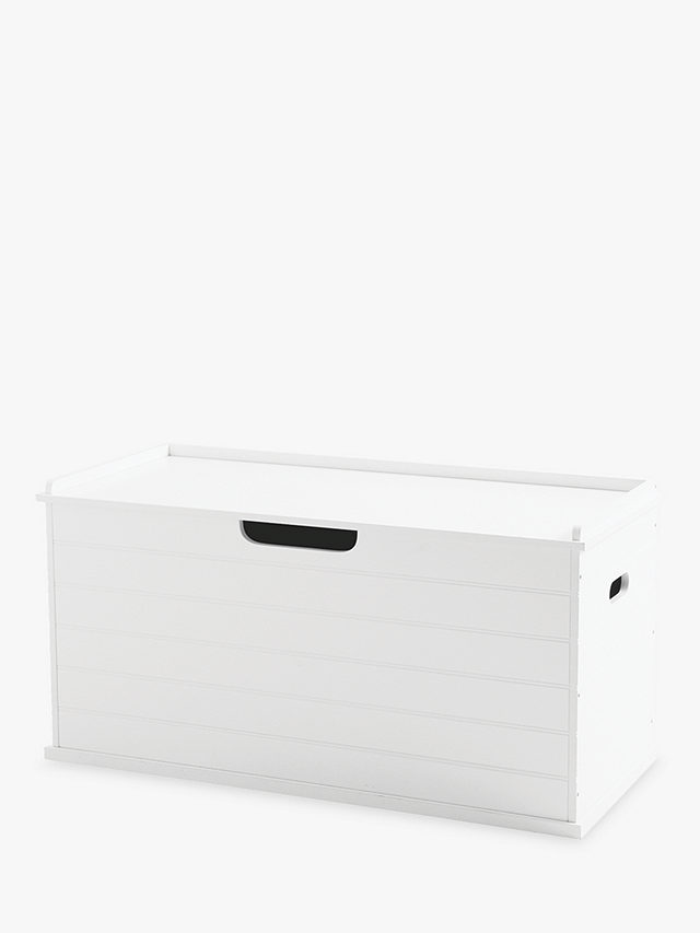 Great Little Trading Co Large Classic Toy Box, White