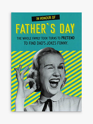 Paperlink Dad's Jokes Father's Day Card