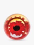 Caithness Poppy Paperweight