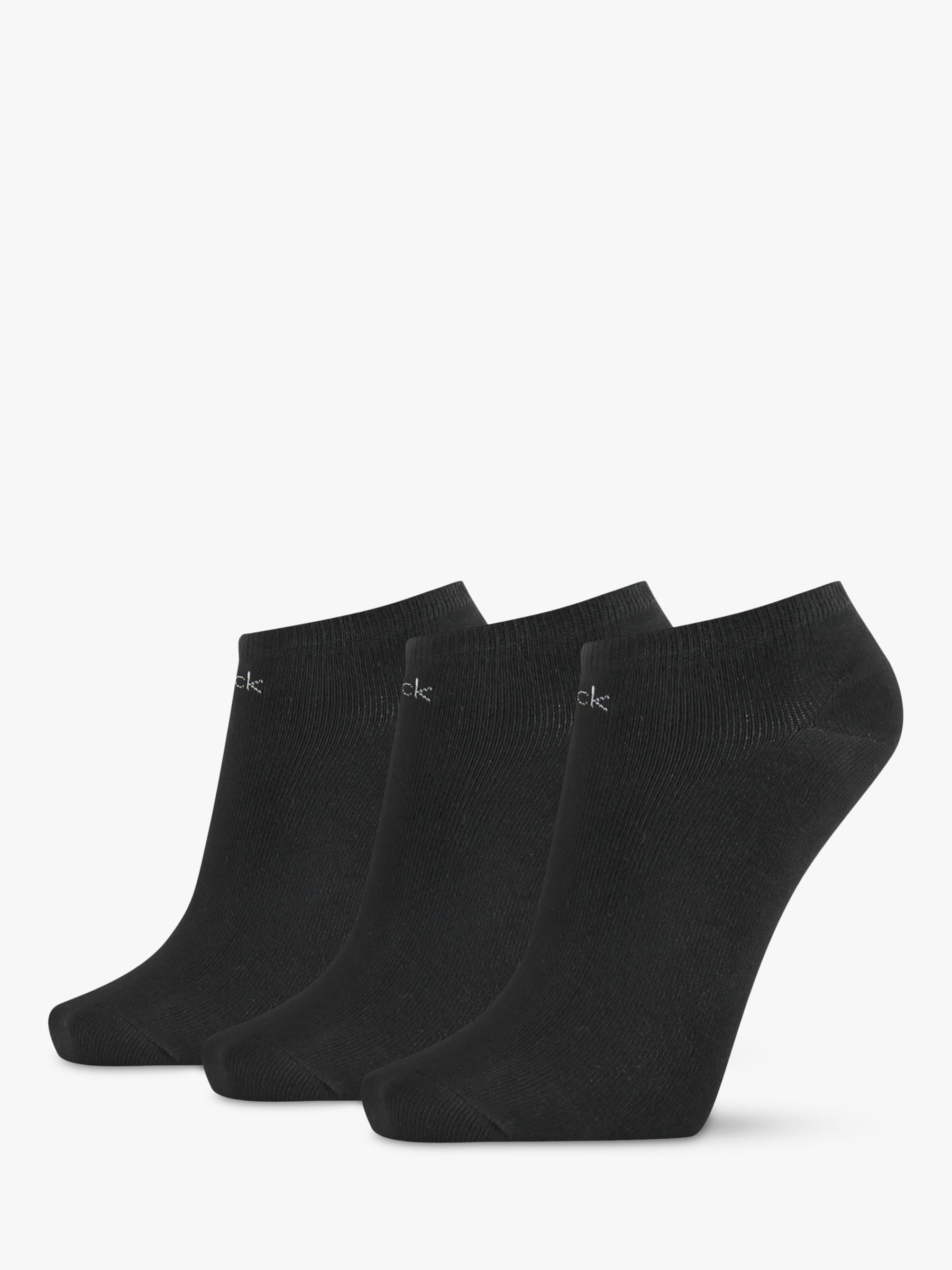 Calvin Klein Chloe Liner Socks, Pack of 3, Black at John Lewis & Partners