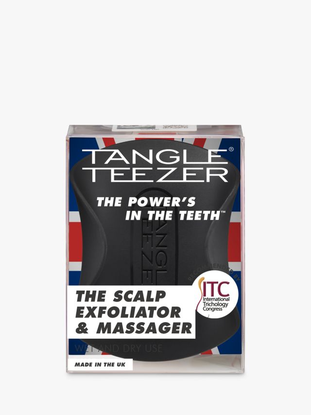 Tangle Teezer Scalp Exfoliator and Massager, Onyx Black 2