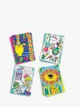 Rachel Ellen Colourful Children's Birthday Cards, Pack of 4