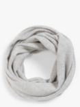 John Lewis Plain Cashmere Snood, Light Grey