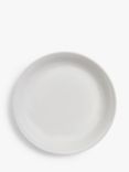 John Lewis Leckford Stoneware Pasta Bowl, 22.5cm, Grey