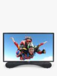 Linsar X24DVDMK3 LED Full HD 1080p TV/DVD Combi, 24 inch with Freeview HD, Black