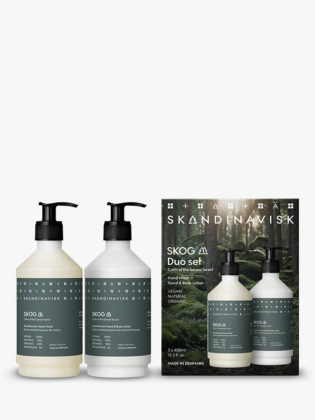SKANDINAVISK Skog Hand Wash & Hand & Body Lotion Duo Bodycare Gift Set