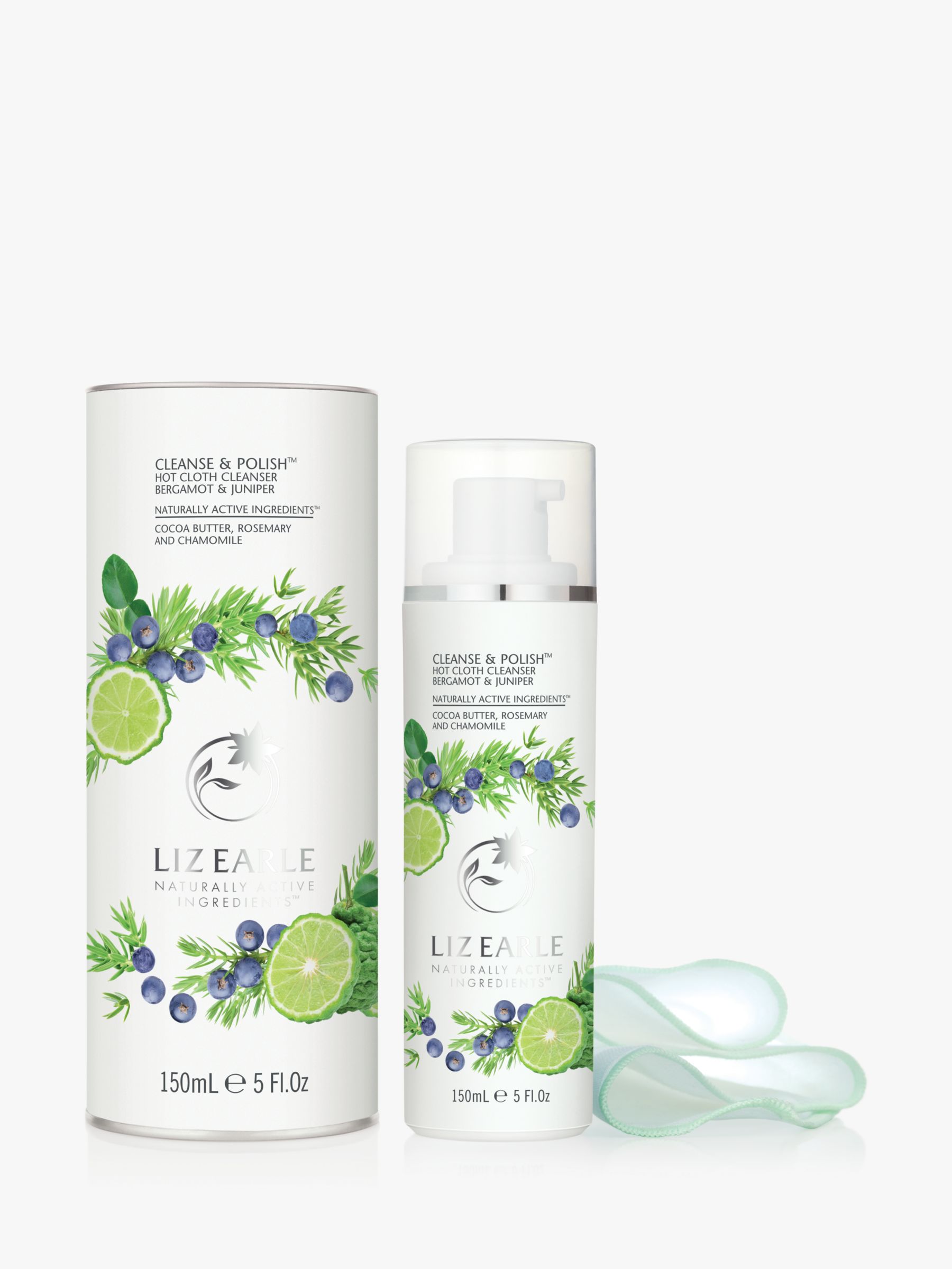 Liz Earle Cleanse And Polish™ Hot Cloth Cleanser Bergamot And Juniper Limited Edition 150ml At John