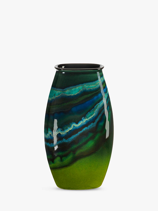Poole Pottery Maya Manhattan Vase, H26cm, Green