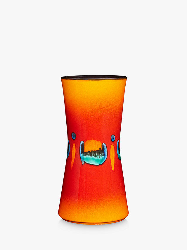 Poole Pottery Volcano Hourglass Vase, H30cm