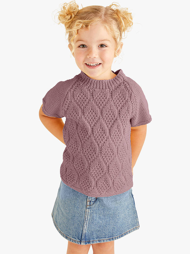 Sirdar Snuggly DK Child's Sweater Knitting Pattern, 2564