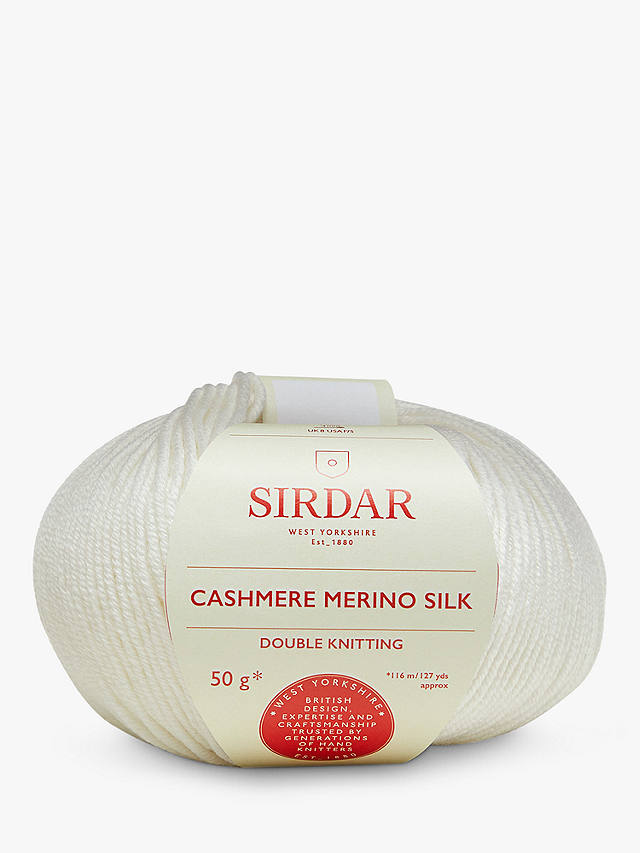 Sirdar Cashmere Merino Silk DK Yarn, 50g, Lily