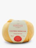 Sirdar Cashmere Merino Silk DK Yarn, 50g, Yellow