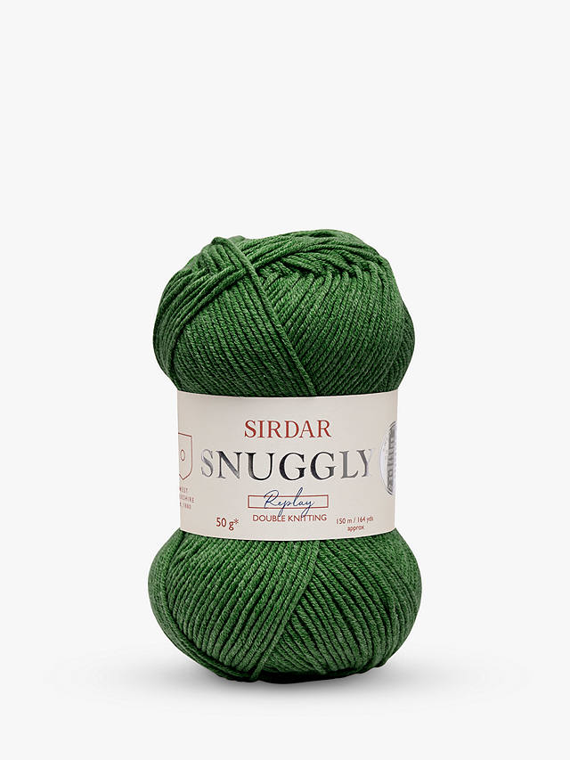 Sirdar Snuggly Replay DK Knitting Yarn, 50g, Dark Green