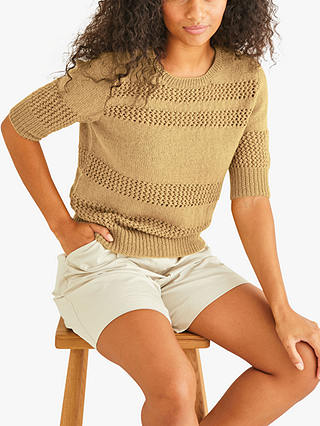 Sirdar Country Classic 4 Ply Lace Panel Top Knitting Pattern, 10239