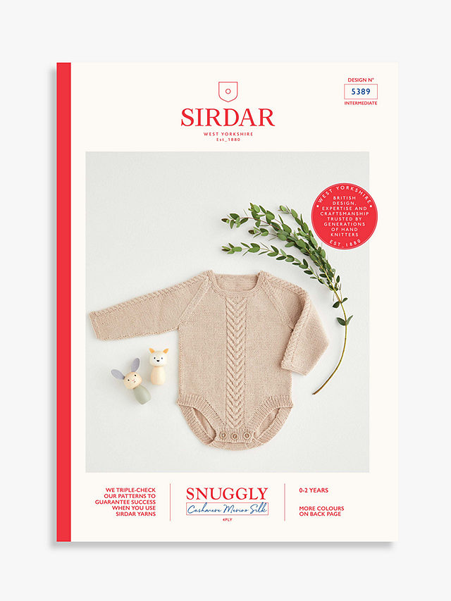 Sirdar Snuggly Baby Stag Horn Romper Pattern