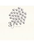 Woodmansterne Heart Balloons Pearl 30th Anniversary Card