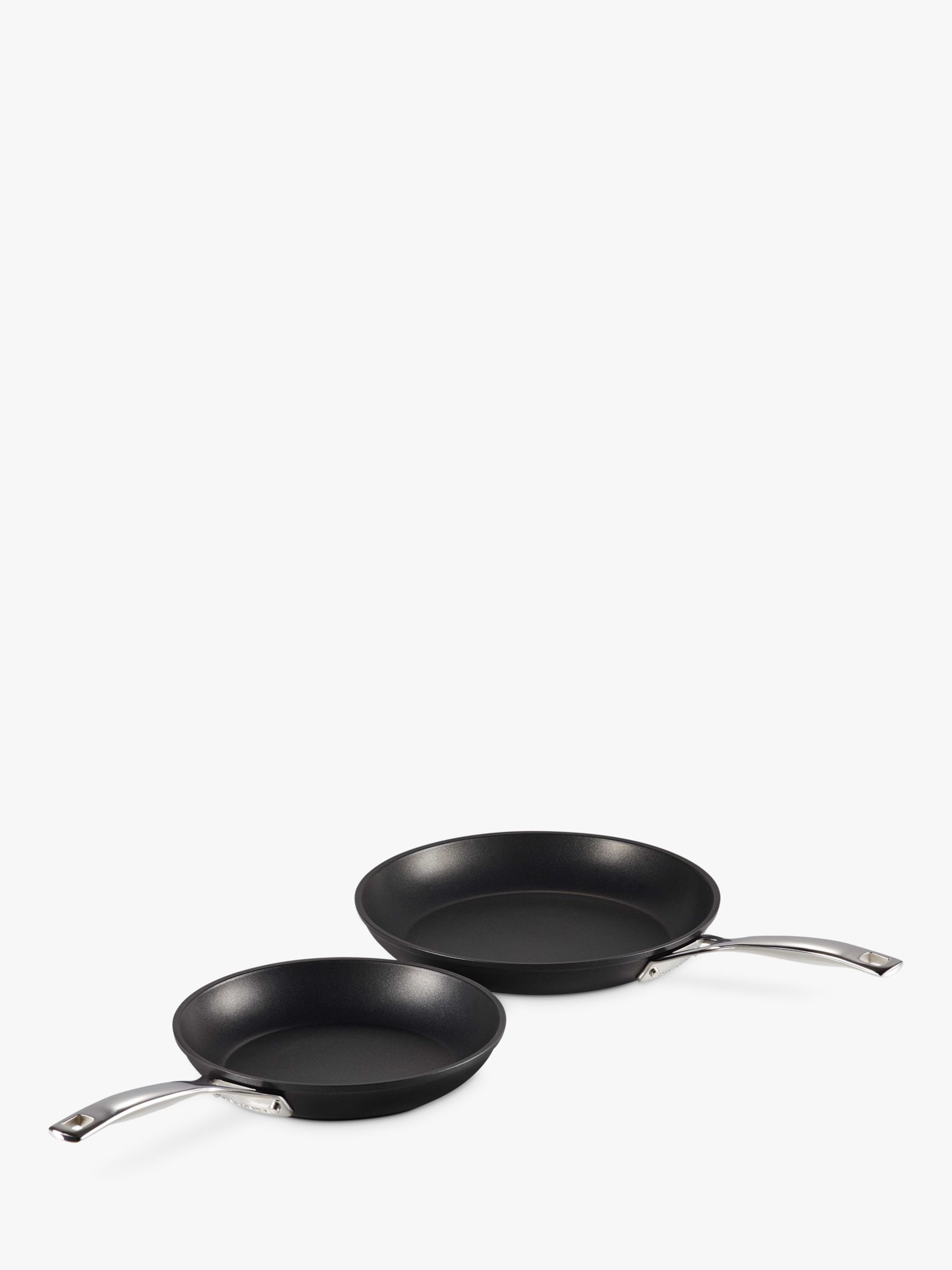 Heritage The Rock Frying Pan, Non-stick, Dishwasher & Oven Safe, Black,  2-pk, 26cm & 30cm