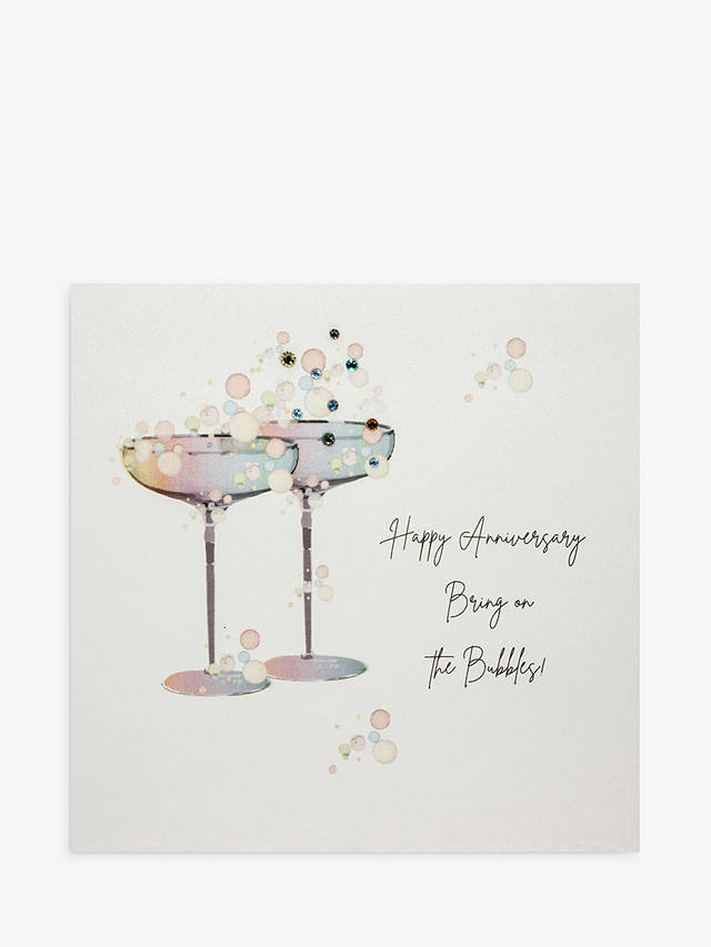 Five Dollar Shake Bring On The Bubbles Anniversary Card